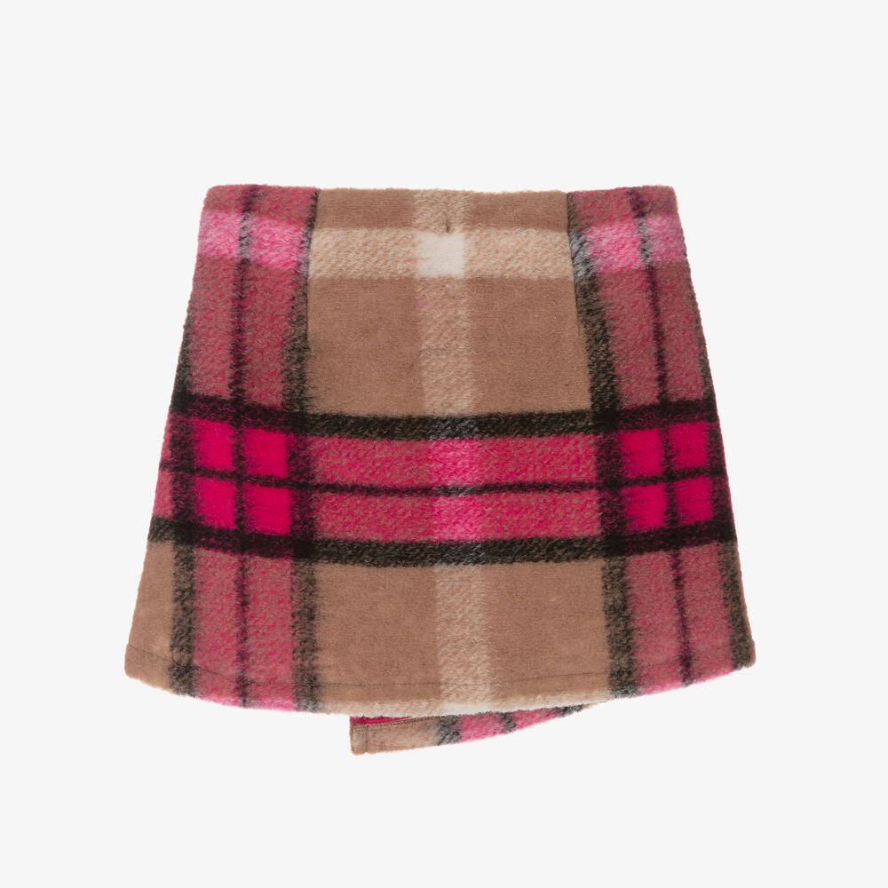 ミニスカート Burberry WOOL AND CASHMERE CHECK SCARF STYLE SKIRT WOOL AND CASHMERE CHECK SCARF STYLE SKIRT | Burberry