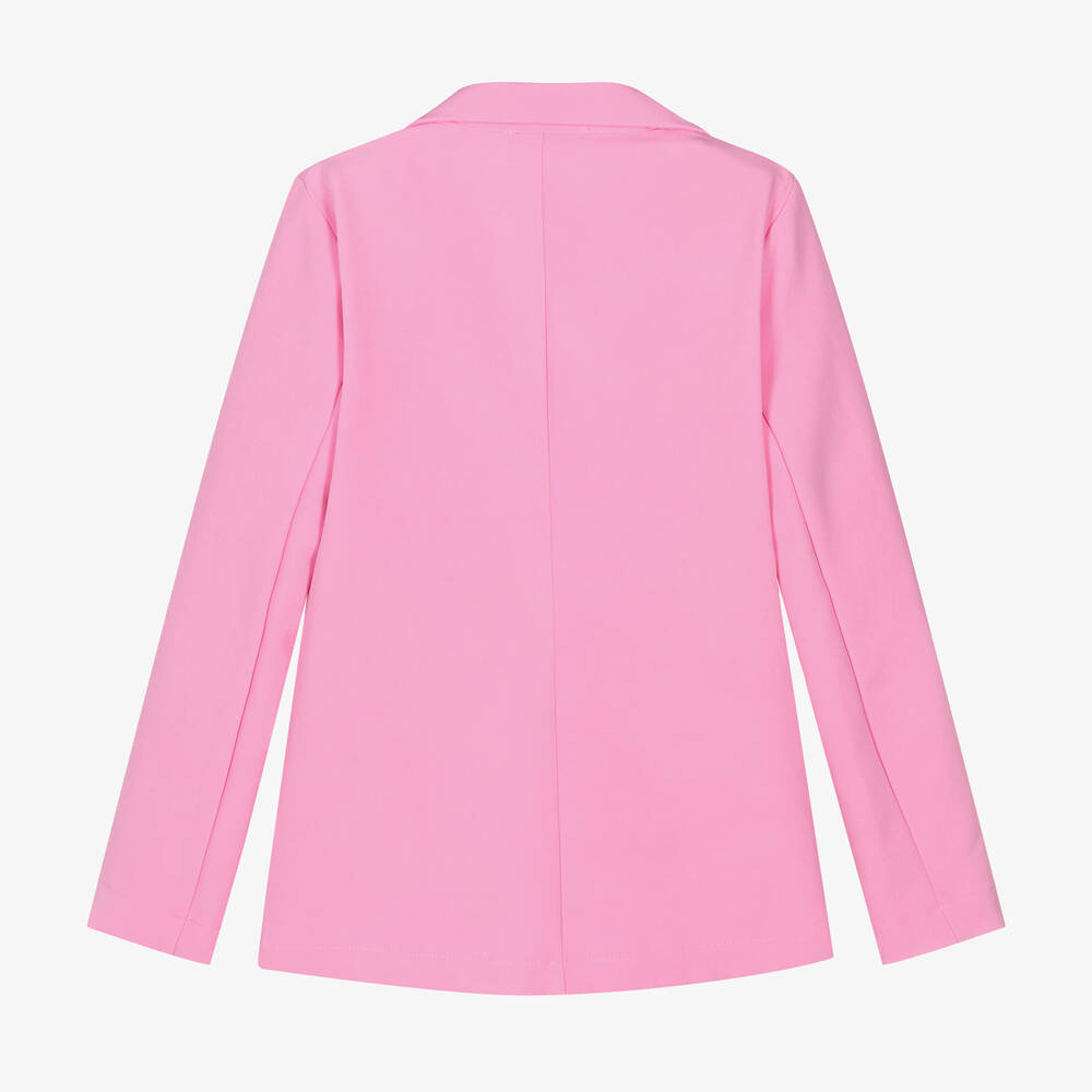 Elsy Girls Pink Crepe Blazer