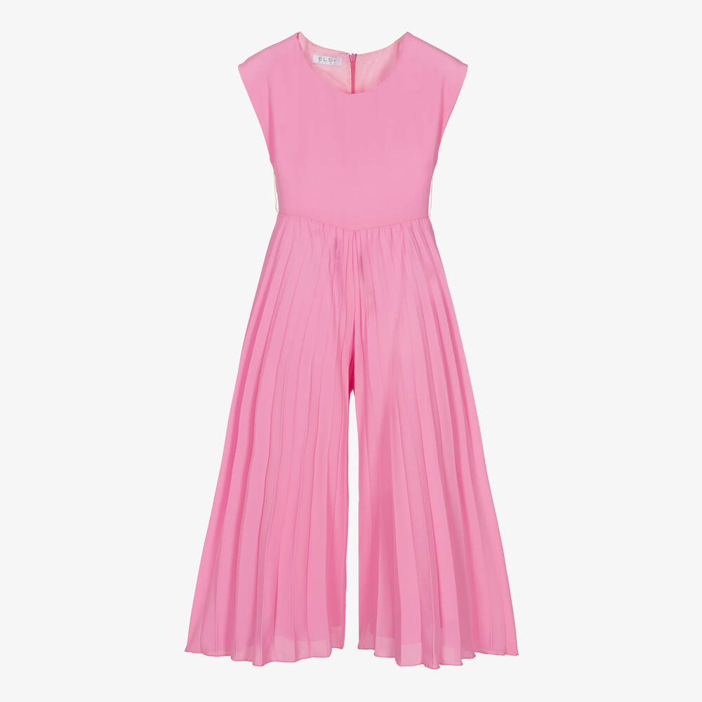 Girls pink jumpsuit shop