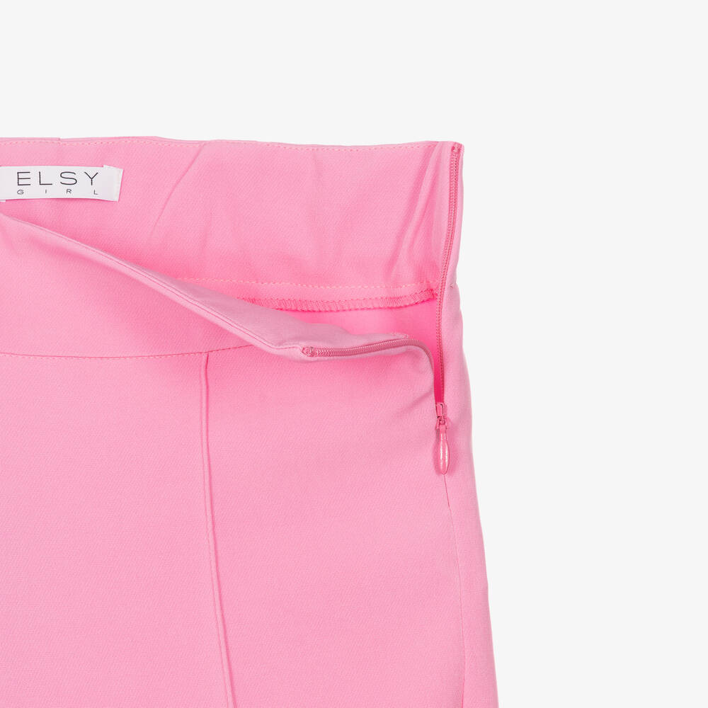 Elsy-Girls Pink Flared Trousers | Childrensalon Outlet