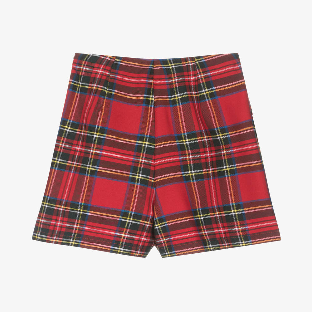 couture by Elsy - Girls Red Tartan Skort | Childrensalon Outlet