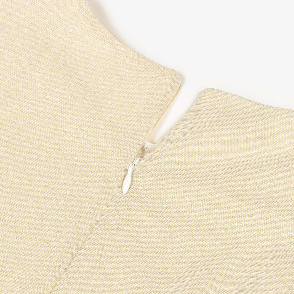 Elsy couture by-Girls Shimmery Gold Jersey Jumpsuit | Childrensalon Outlet