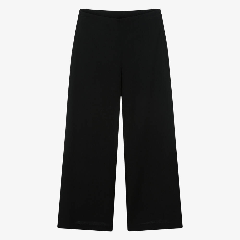Elsy-Girls Sleek Black Palazzo Pants | Childrensalon Outlet