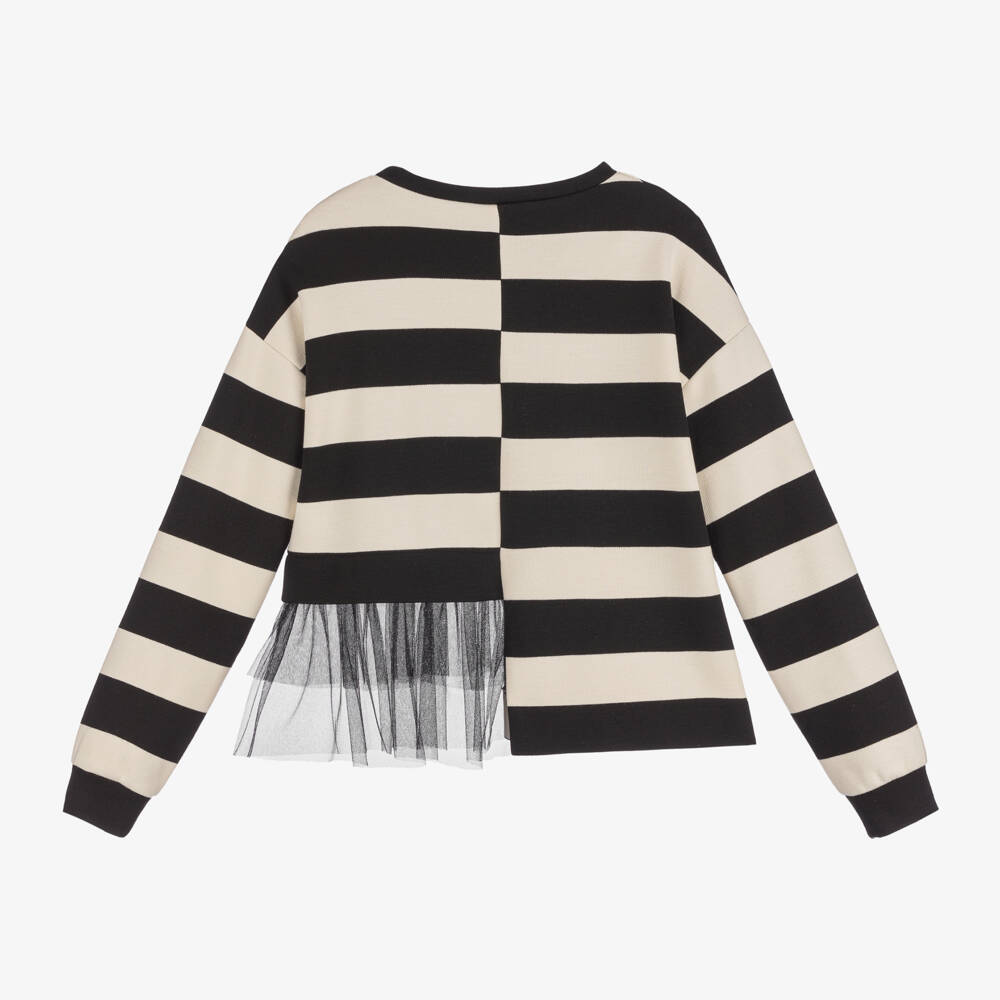 Elsy-Girls Striped Jersey Knit Top | Childrensalon Outlet