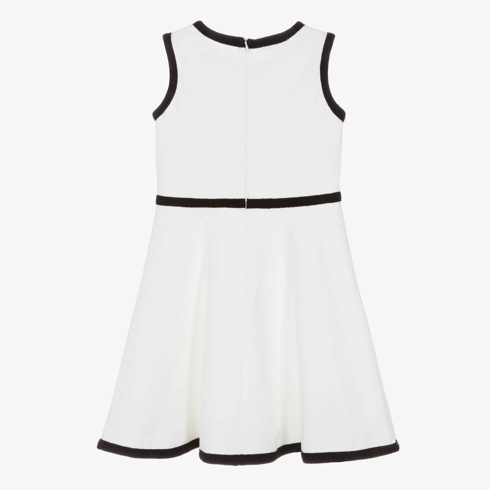 Elsy-Girls White Milano Jersey Dress | Childrensalon Outlet