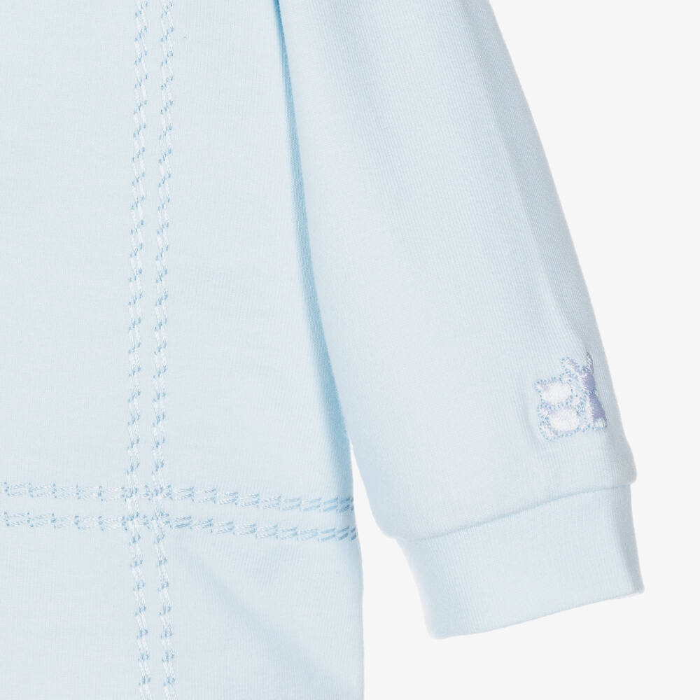 Emile et Rose-Baby Boys Blue Cotton Trouser Set | Childrensalon Outlet