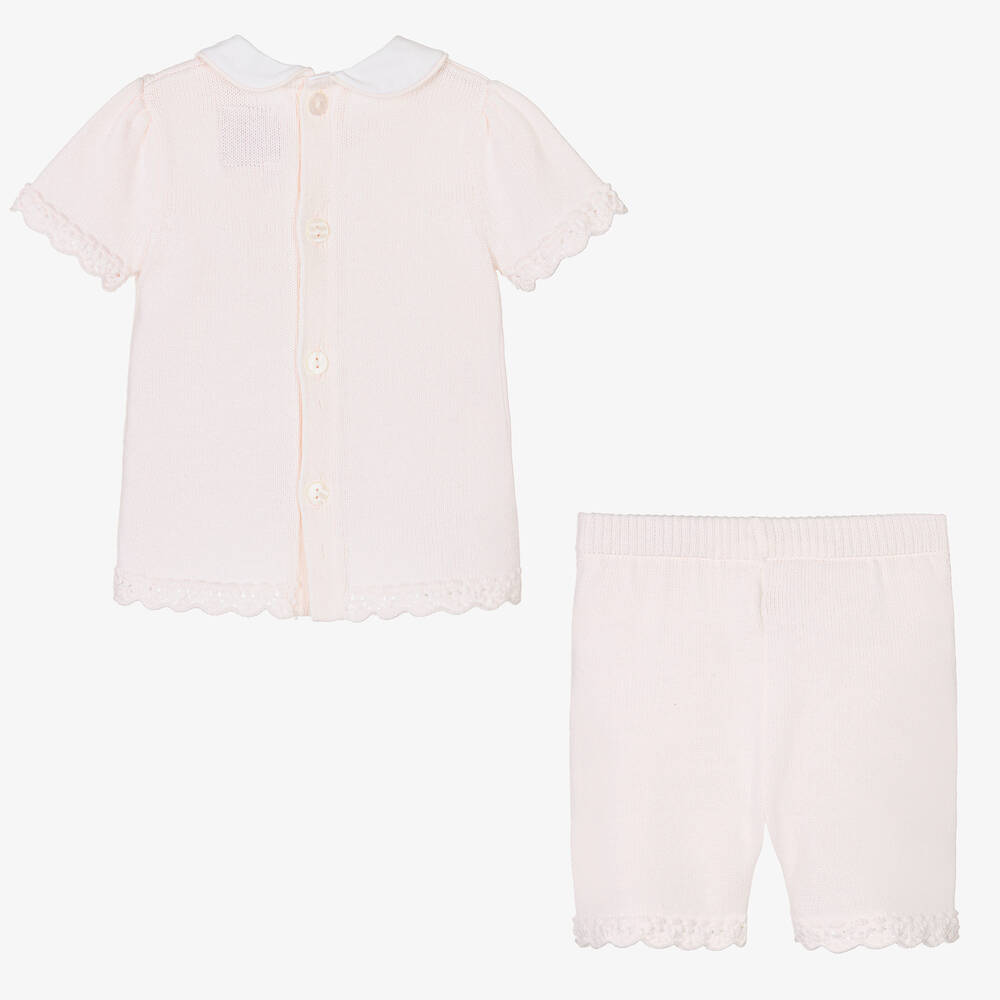 Cotton knit shorts top