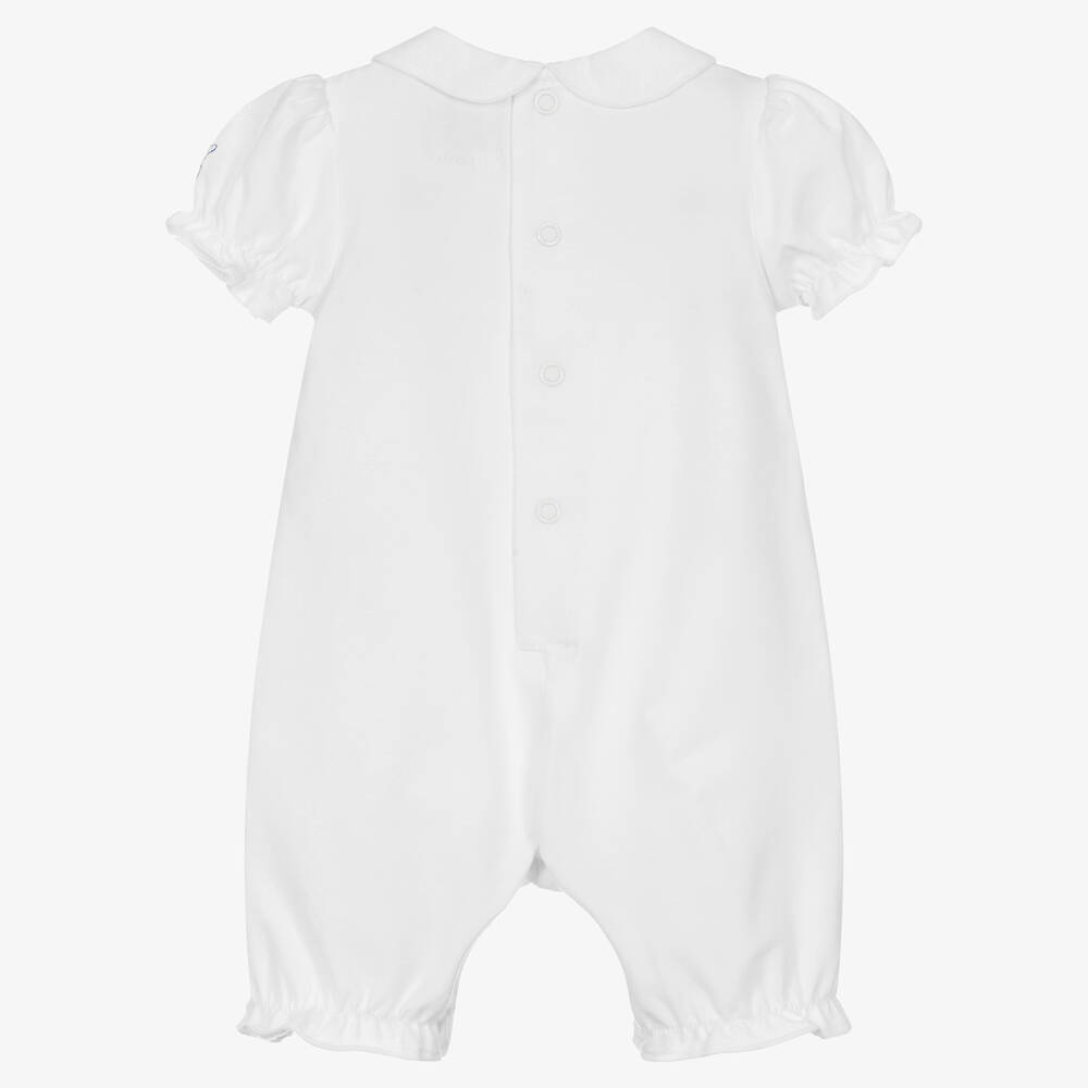 Emile et Rose-Baby Girls White Cotton Shortie | Childrensalon Outlet