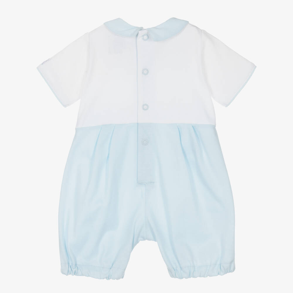 Emile et Rose-Boys' Soft Cotton Blue Shortie | Childrensalon Outlet