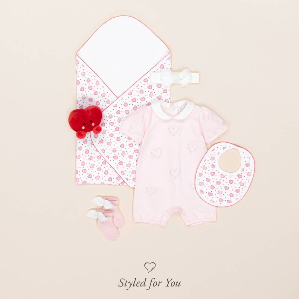 Emile et Rose-Girls Rosebud Embroidered Shortie Delight | Childrensalon Outlet