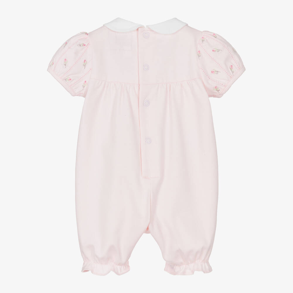 Emile et Rose-Girls Soft Pink Embroidered Shortie | Childrensalon Outlet