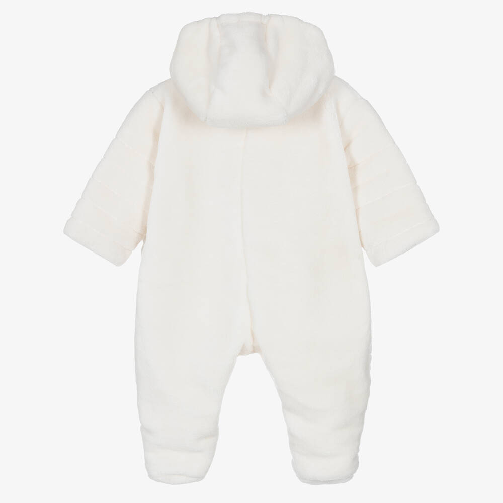 Emile et Rose-Кремовый велюровый комбинезон для коляски | Childrensalon Outlet