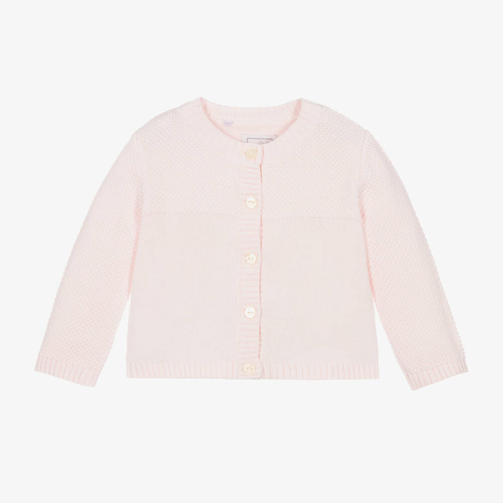 Light pink baby cardigan sale