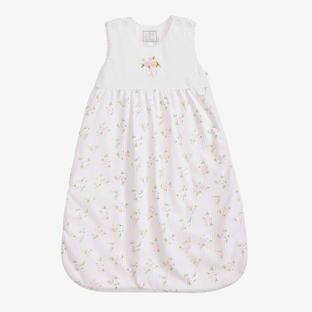 Emile et Rose-Розовый спальник в цветочек | Childrensalon Outlet