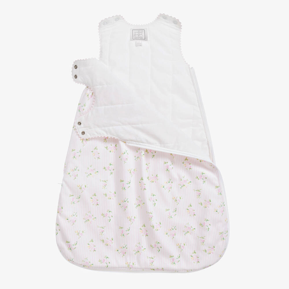 Emile et Rose-Pink Floral Sleeping Bag | Childrensalon Outlet
