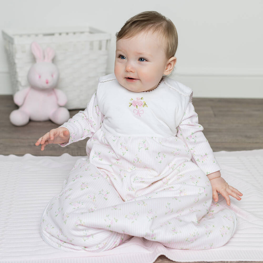 Emile et Rose-Pink Floral Sleeping Bag | Childrensalon Outlet