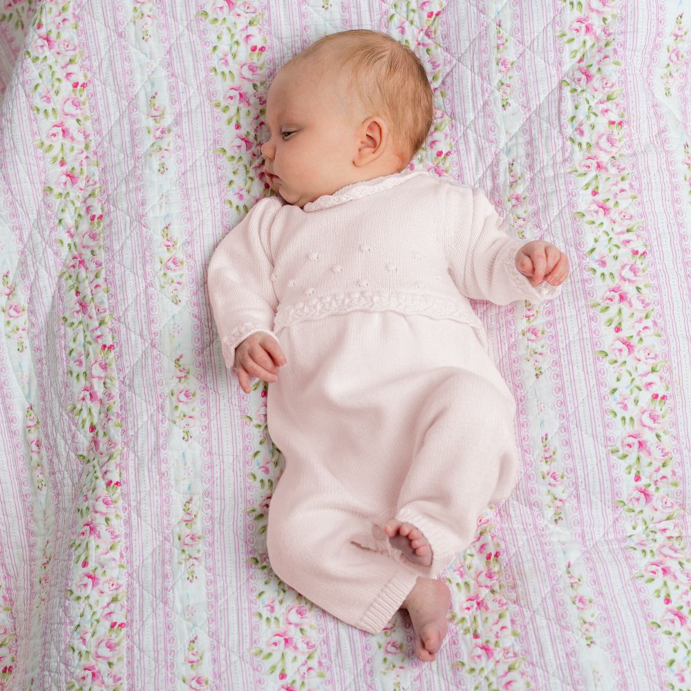 Emile et new arrivals rose babygrow
