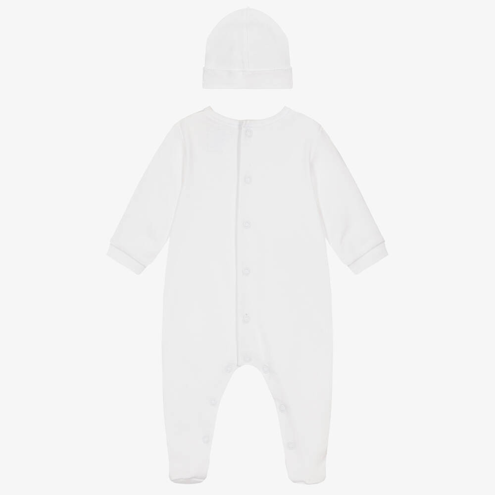 Emile et Rose-Комплект кремовый из хлопка с мишкой для малышей | Childrensalon Outlet