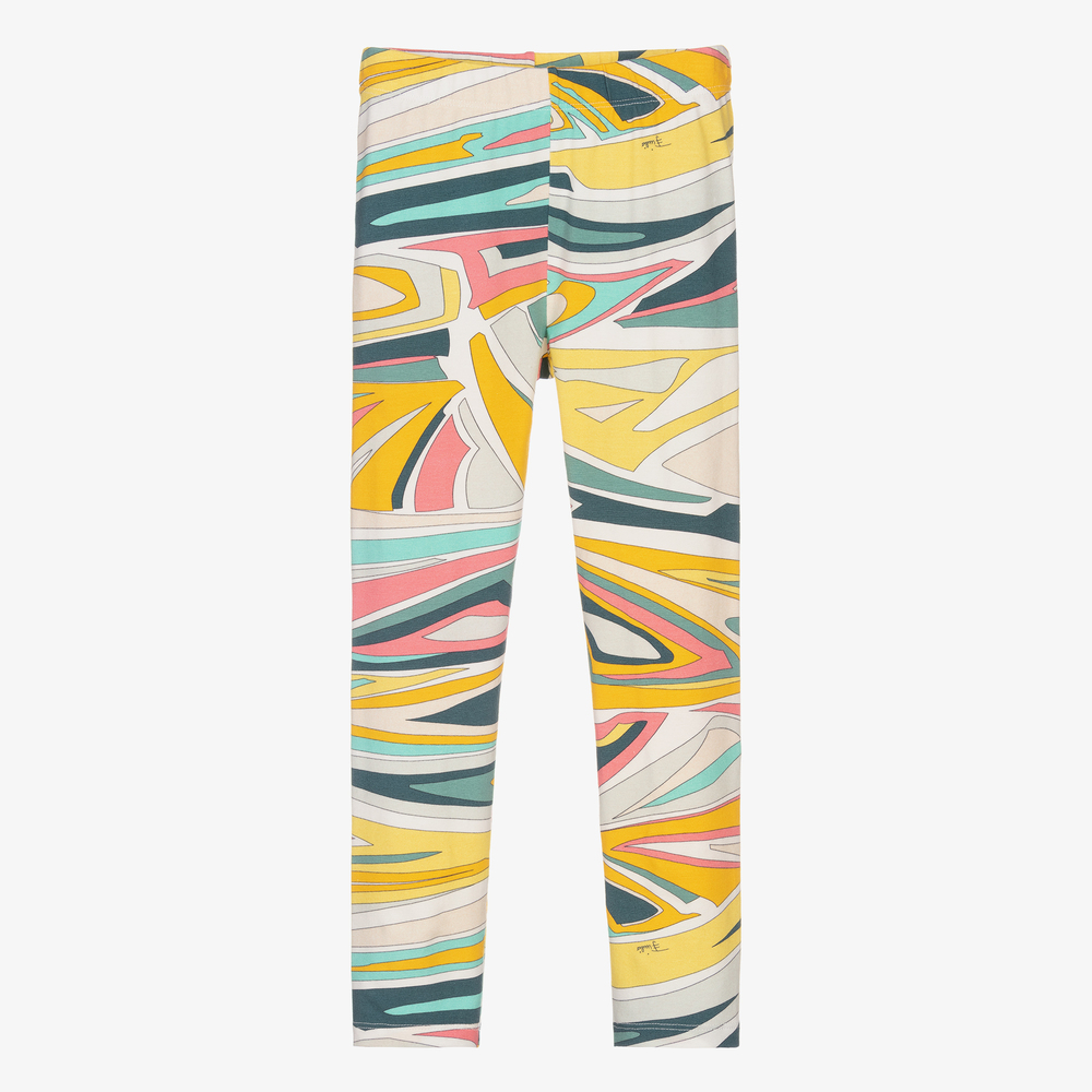 PUCCI - Legging en coton Lance Fille | Childrensalon