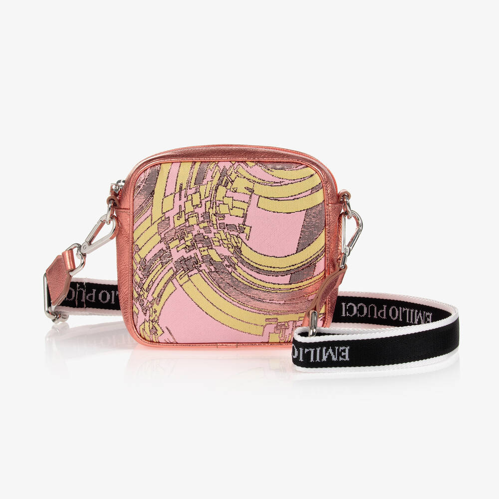 PUCCI - Розовая сумочка с принтом Esploso (15см) | Childrensalon