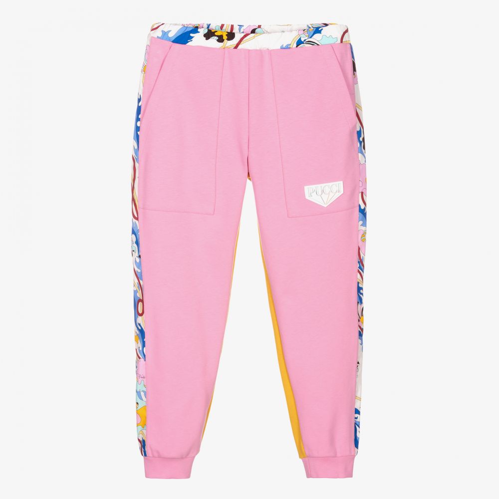 PUCCI - Teen Girls Pink Joggers | Childrensalon