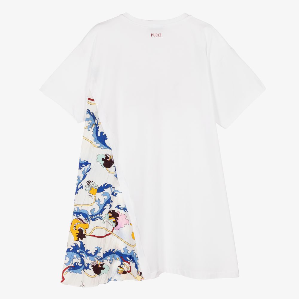 Girls white t shirt hot sale dress