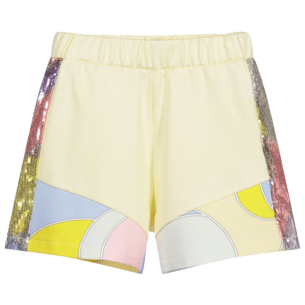 PUCCI - Teen Yellow Jersey Shorts | Childrensalon