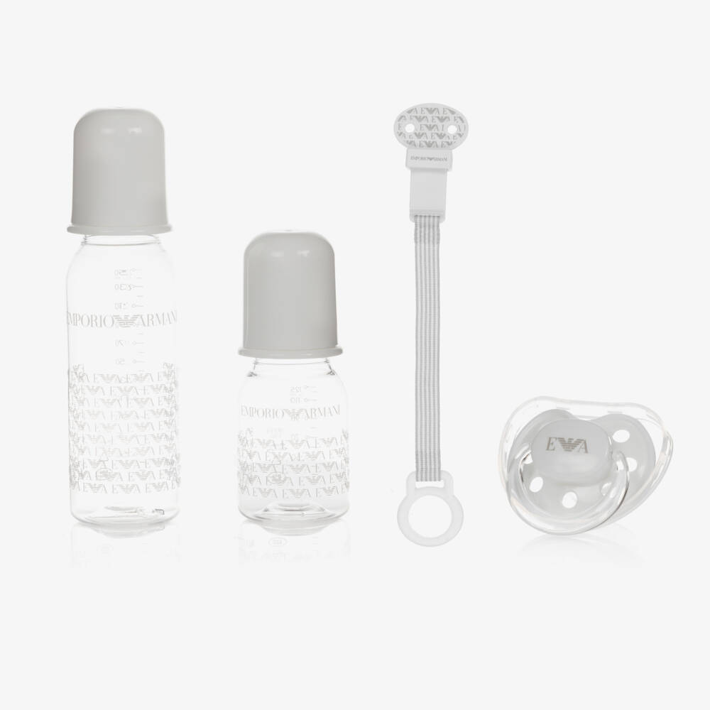 Emporio Armani-Baby 4 Piece Bottle Set | Childrensalon Outlet