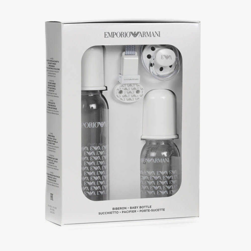 Emporio Armani-Baby 4 Piece Bottle Set | Childrensalon Outlet