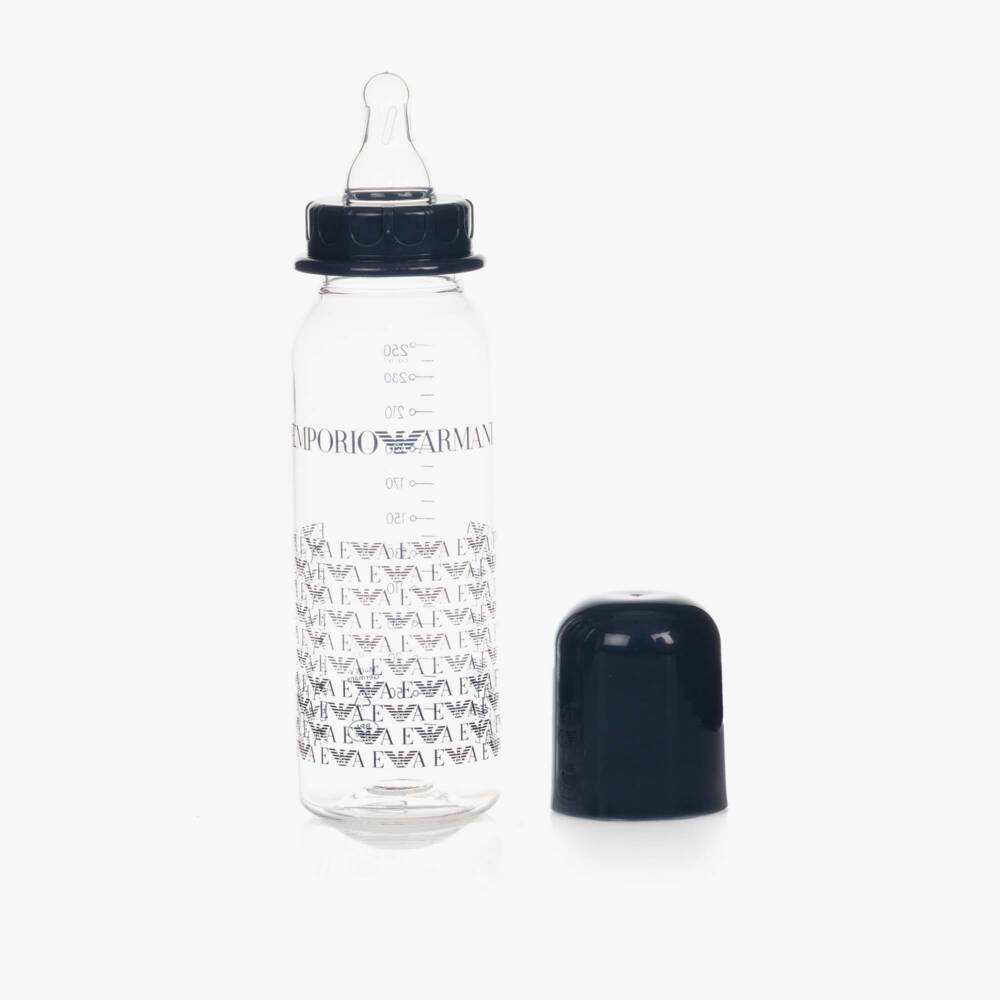 Emporio Armani-Baby Boys 4 Piece Navy Blue Bottle Set | Childrensalon Outlet