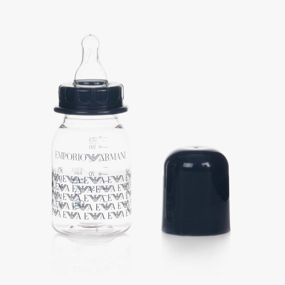 Emporio Armani-Baby Boys 4 Piece Navy Blue Bottle Set | Childrensalon Outlet