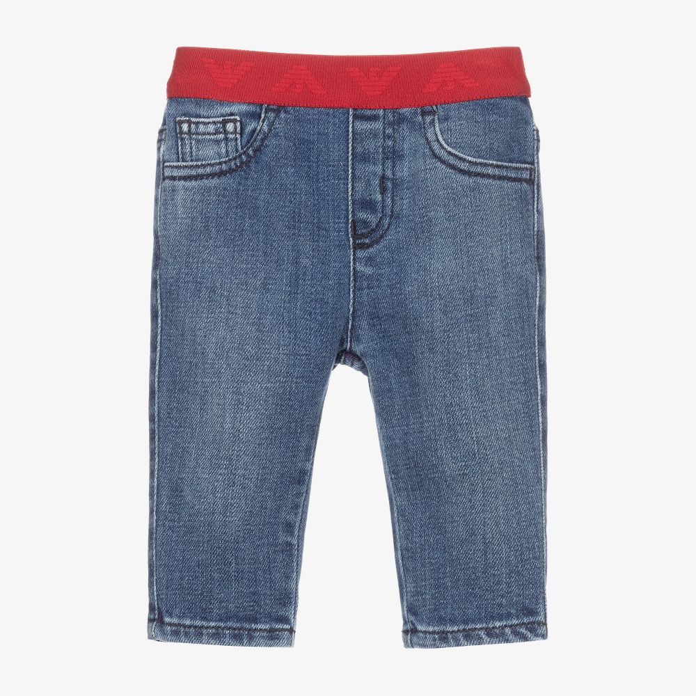 Emporio Armani - Синие джинсы для малышей | Childrensalon