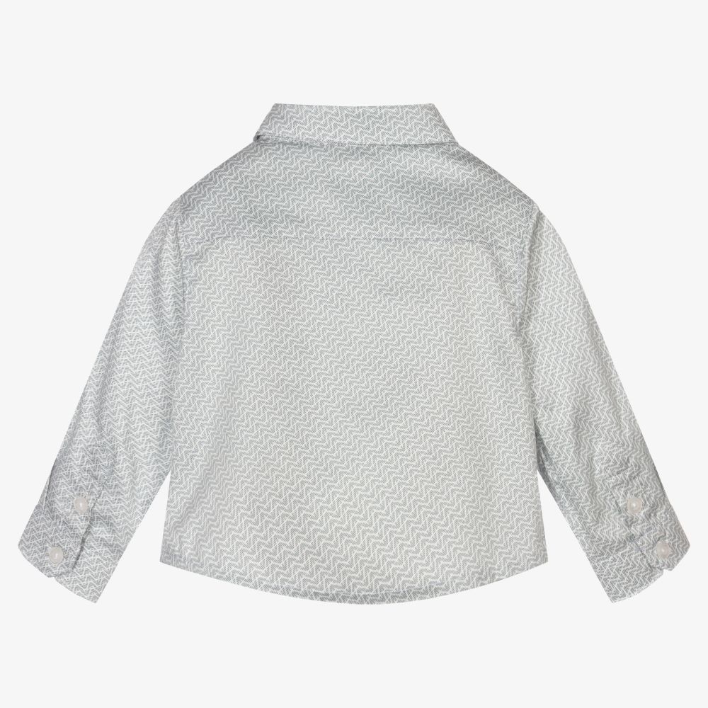 Emporio Armani-Голубая рубашка для малышей | Childrensalon Outlet