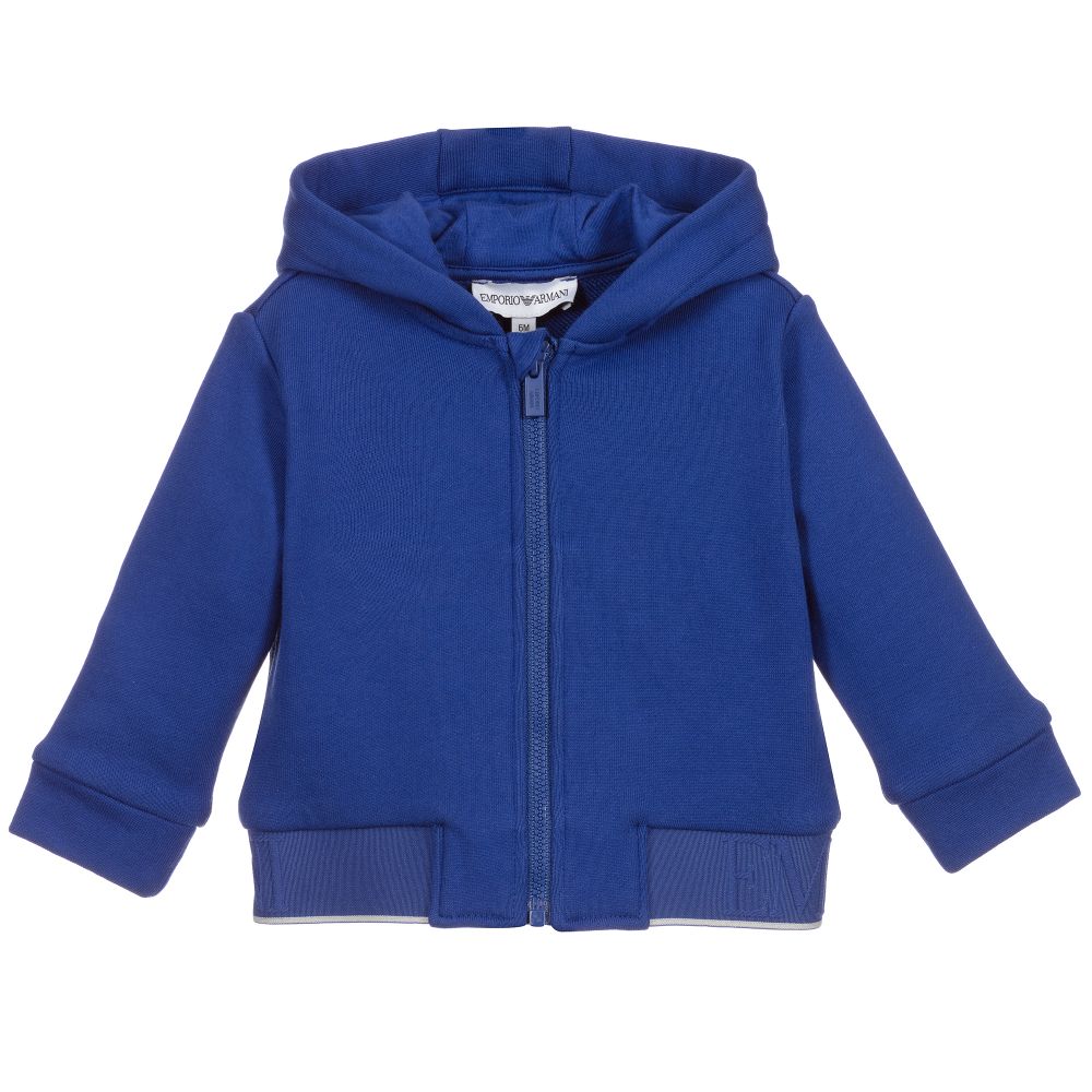 Emporio Armani - Blaues Baby-Reißverschlussoberteil (J) | Childrensalon