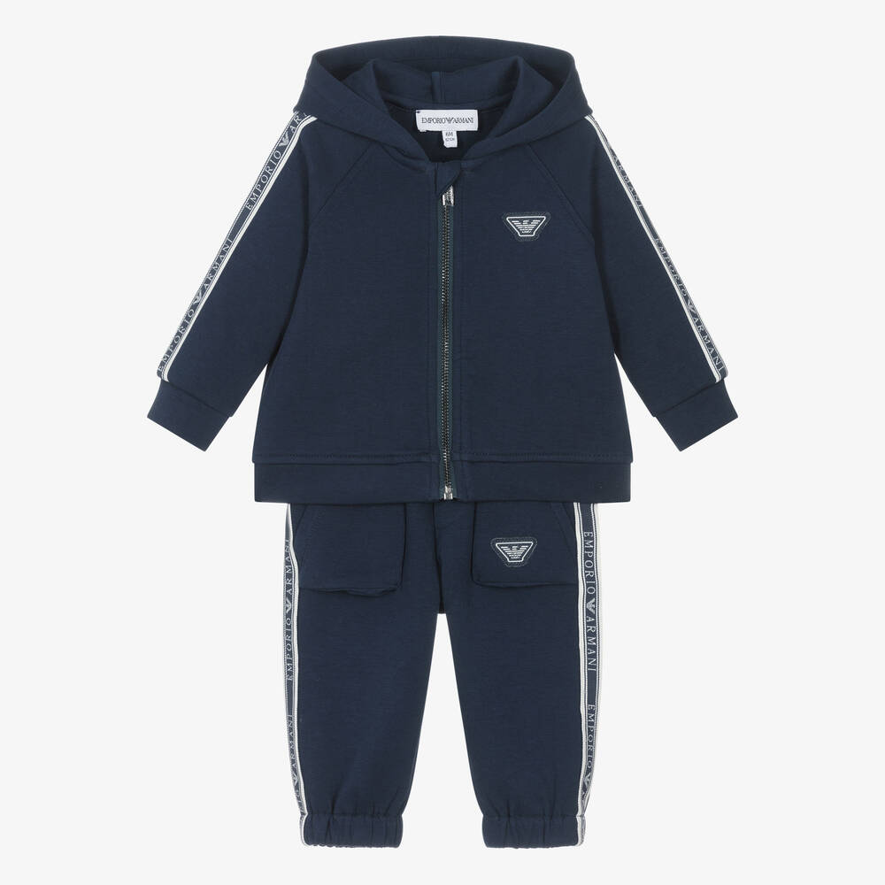Baby Boys Navy Blue Tracksuit