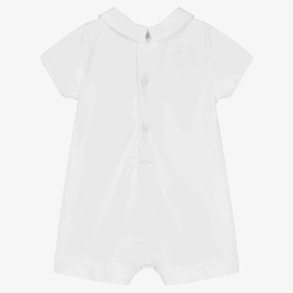 إEmporio Armani-تبّان قطن لون أبيض للمواليد | Childrensalon Outlet