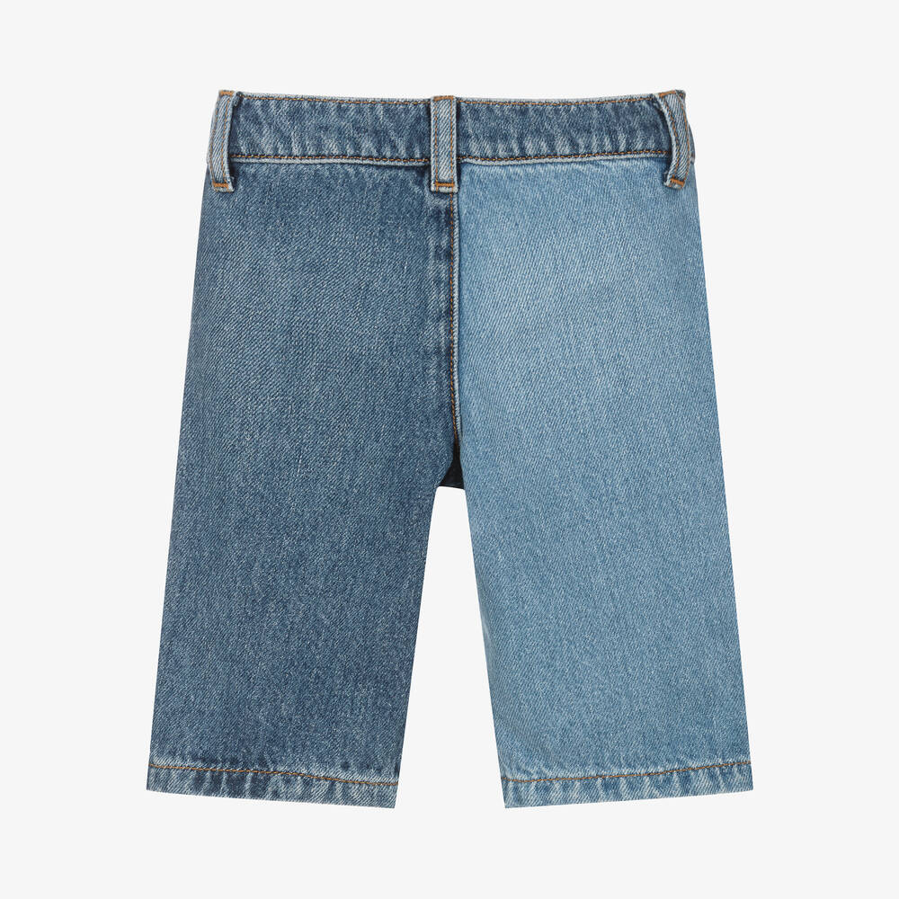 Emporio Armani-Baby Girls Blue Denim Jeans | Childrensalon Outlet