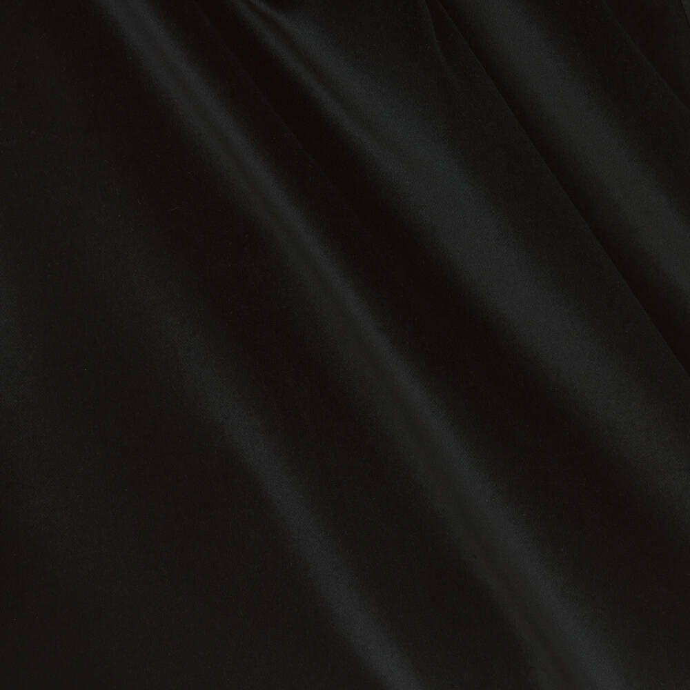 Emporio Armani-Baby Girls Navy Blue Velvet Dress | Childrensalon Outlet