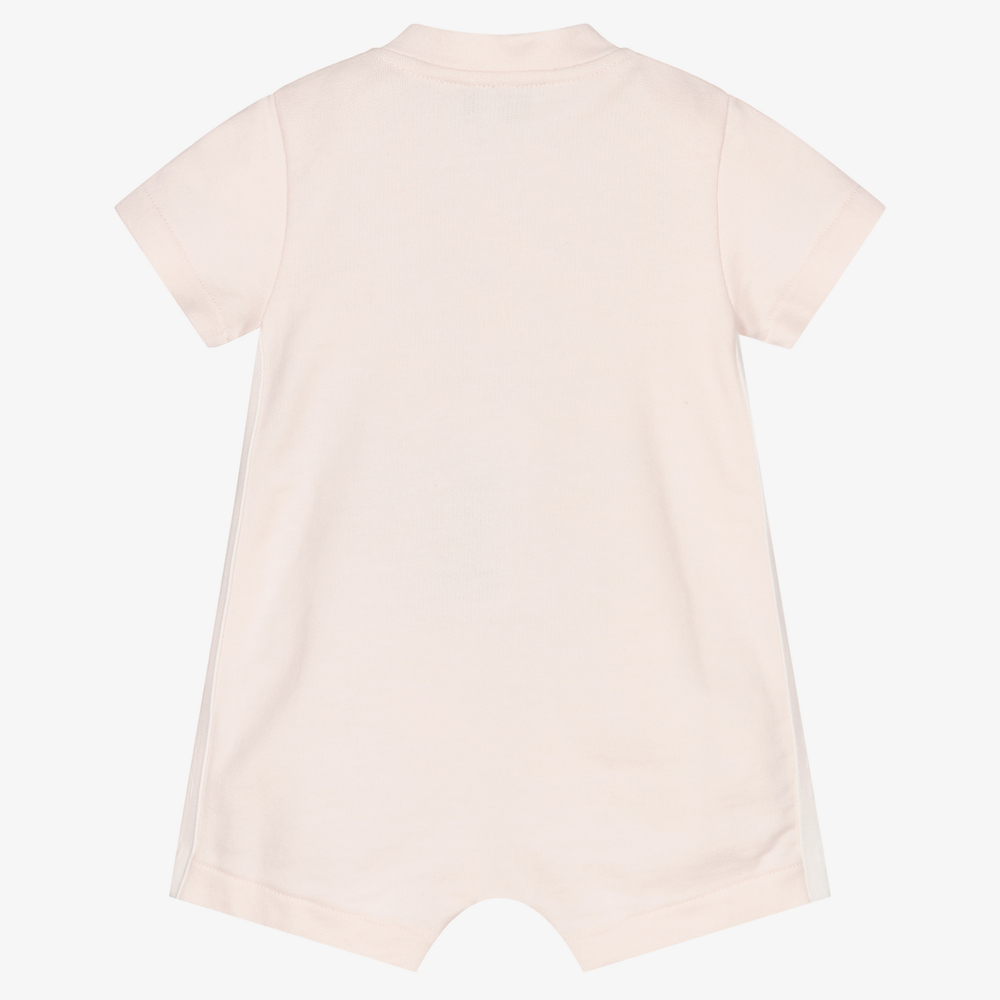 إمبوريو أرماني-تبّان قطن جيرسي لون زهري باهت للمولودات | Childrensalon Outlet