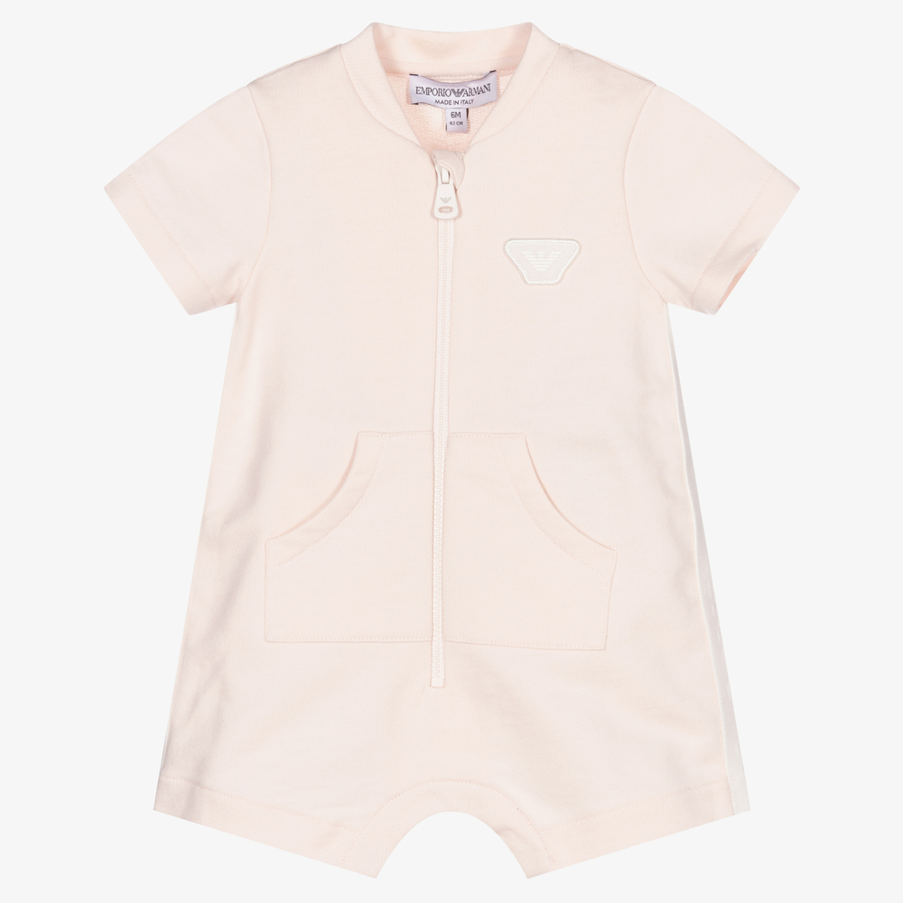 Emporio Armani-Розовый песочник для девочек | Childrensalon Outlet