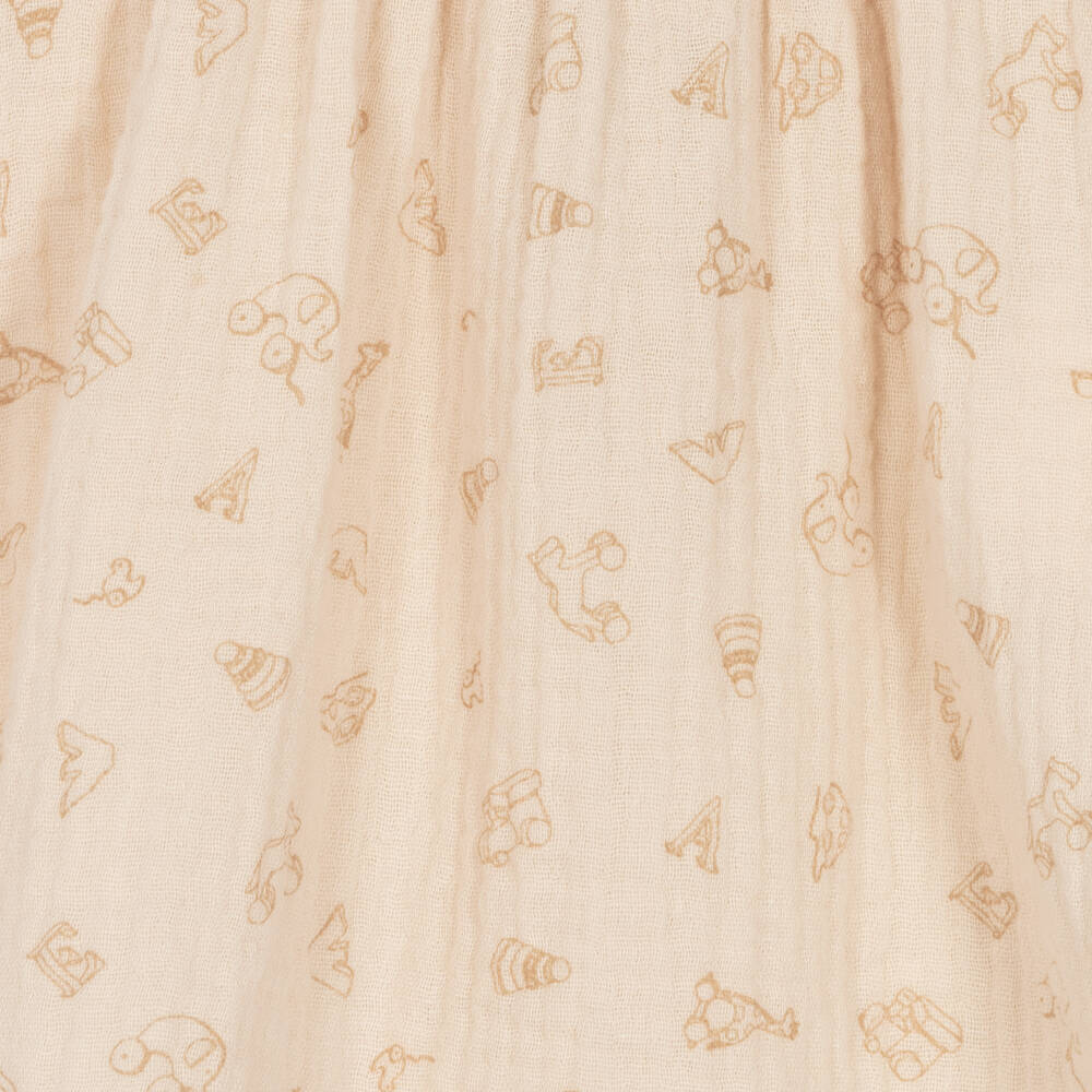 Emporio Armani-Baby Girls Pink Cotton Dress | Childrensalon Outlet