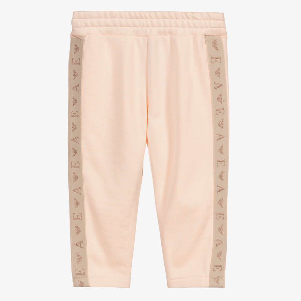 Emporio Armani - Bas de jogging rose Bébé fille | Childrensalon