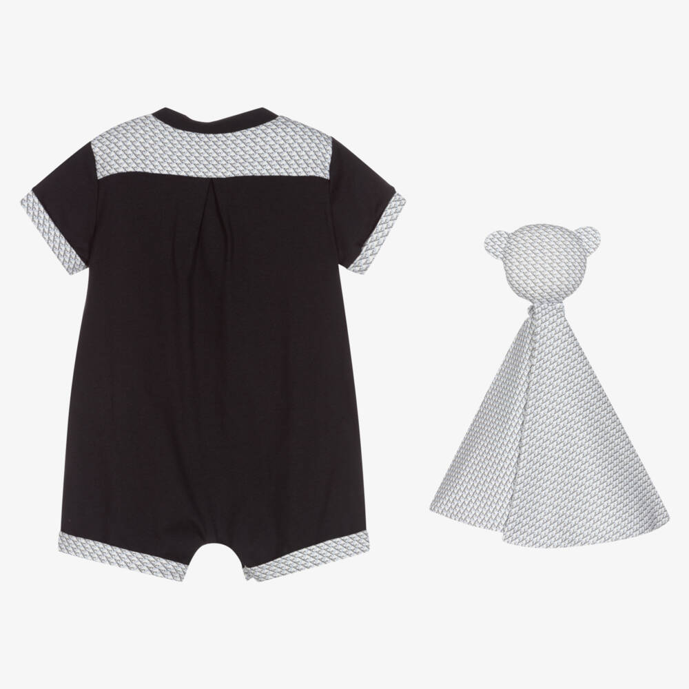 Emporio Armani-Baby Shortie & Doudou Gift Set | Childrensalon Outlet