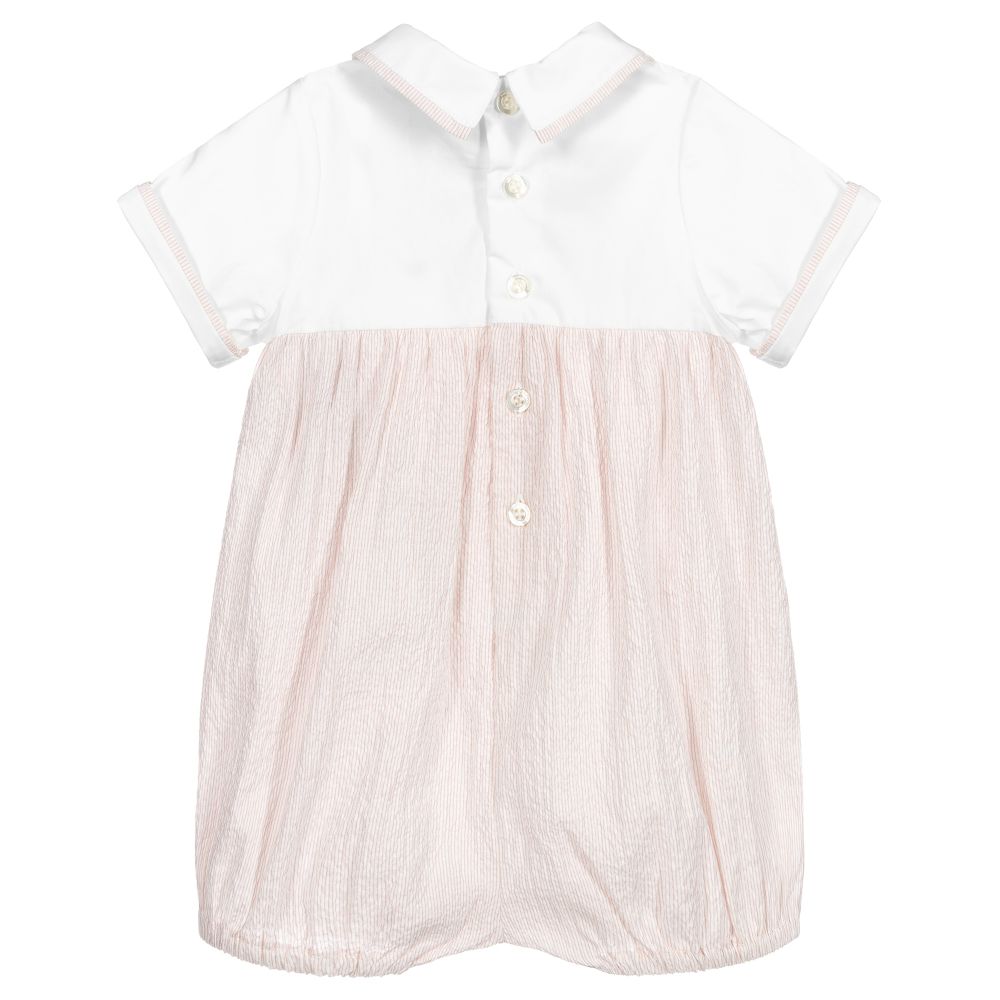 Emporio Armani-تبّان أطفال ولادي قطن لون بيج وأبيض | Childrensalon Outlet