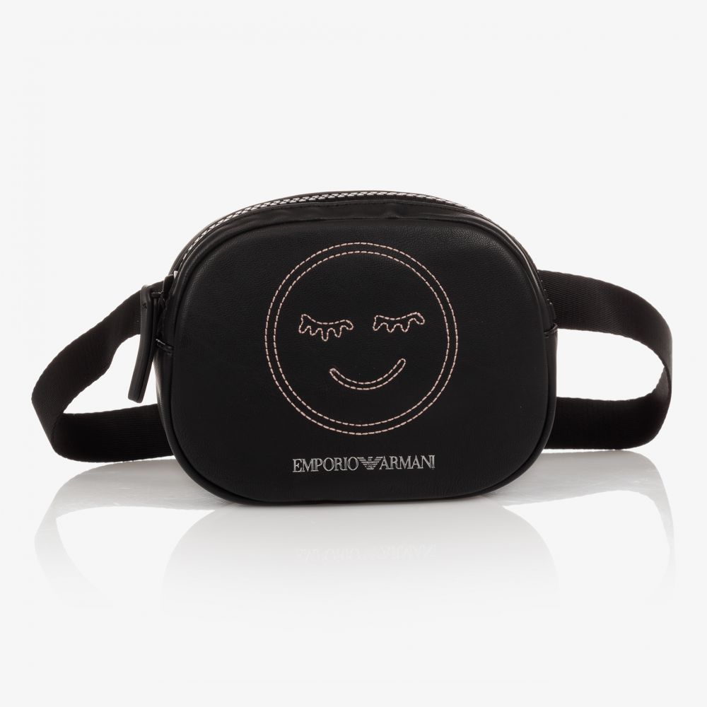 Emporio Armani - Sac ceinture noir (15 cm) | Childrensalon