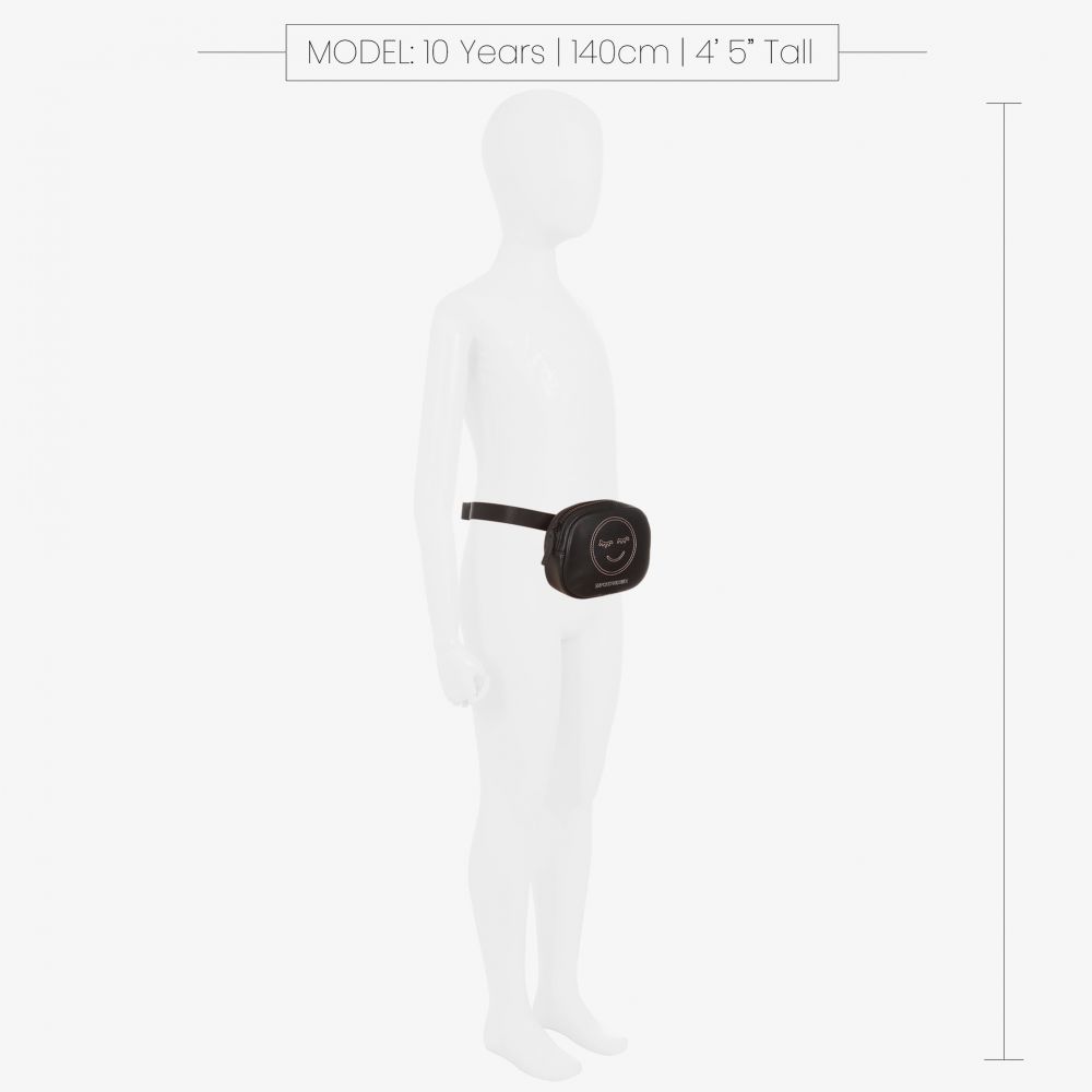 Emporio Armani Sac ceinture noir 15 cm Childrensalon Outlet