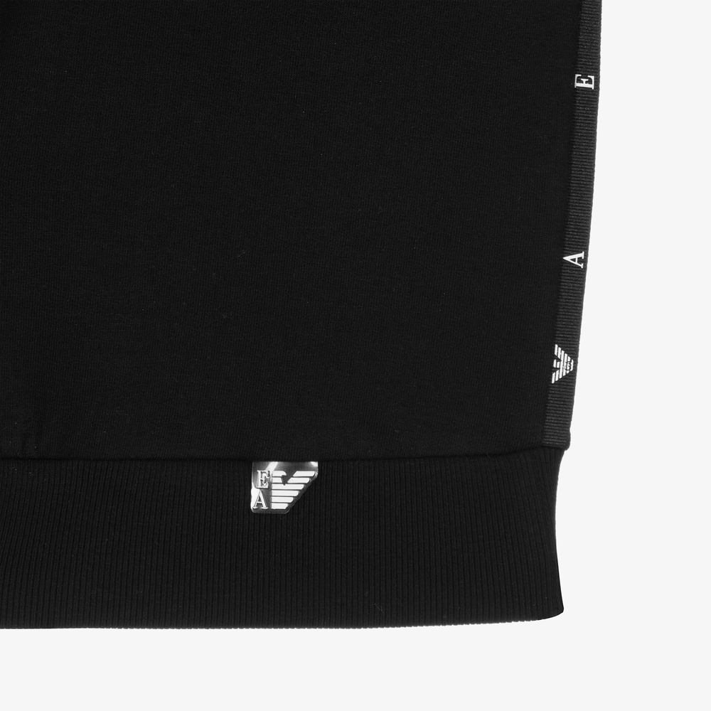 EMPORIO ARMANI SUDADERA CON CREMALLERA NEGRA