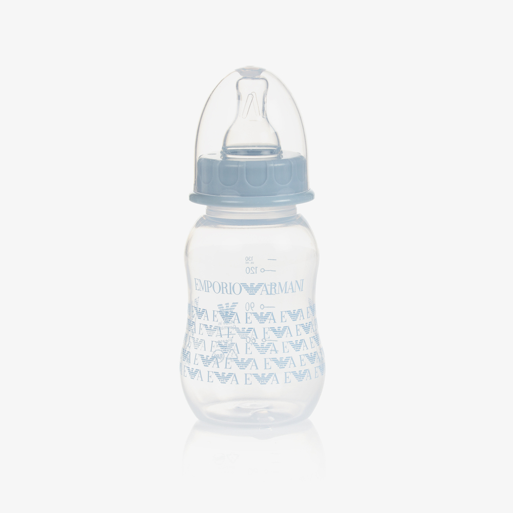 Emporio Armani - زجاجة رضاعة لون أزرق للمواليد (130 مل) | Childrensalon