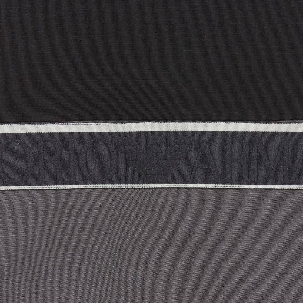 Emporio Armani-Blue & Grey Logo Sweatshirt | Childrensalon Outlet