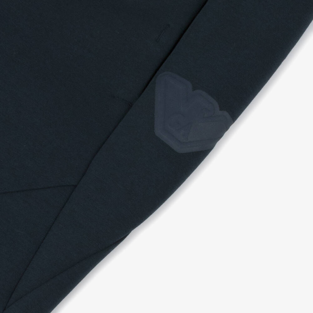 Emporio Armani-Boys Azure Knit Trousers | Childrensalon Outlet